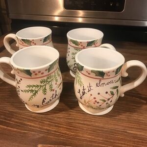 ☃️VINTAGE CAPRIWARE Winter/Holiday Mugs